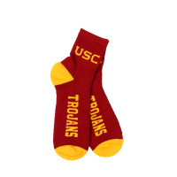 USC Trojans Team Color Crew Socks